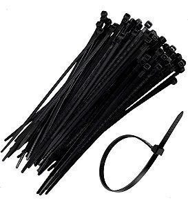 Cinta Fita Plástica Abraçadeira Nylon 2,5X200mm Enforca Gato 100pcs Kala