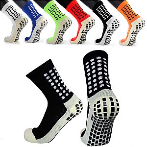 Meia Meião Futebol Esportiva Antiderrapante Treino Ciclismo Algodão de Alta Qualidade