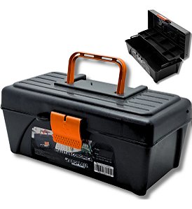 Caixa Maleta Organizador Tralha Pesca Ferramentas C/ Bandeja ArqPlast