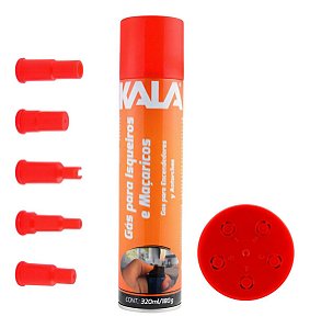 Gás Isqueiro Maçarico 320ml/180g Kala