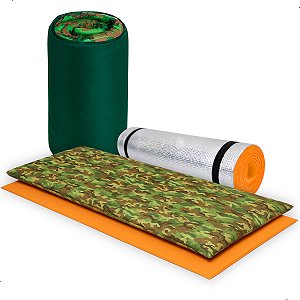 Colchonete Acampamento Solteiro Com Isolante Termico Camping