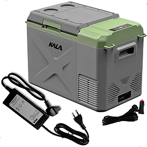 Geladeira Portatil 25 Litros 12v Painel Digital Lancha C/ Fonte 110/220 Kala