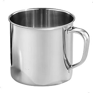 Caneca Inox Luxo 340ml 8cm Moscow Mule Cha Sucos Terere Cafe