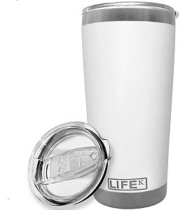 Copo Lifek Térmico Inox 591ml C/ Tampa Bedida Gelada Quente