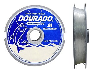 Linha Monofilamento Dourado Premium 0.40mm 17,2lbs - 100m