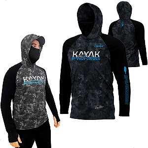 Camisa Presa Viva Pesca Poliamida Capuz Tubeneck Buff Baca 26