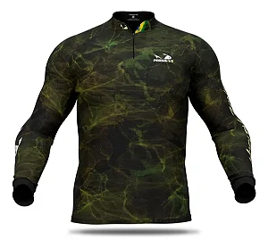 Camisa de Pesca Presa Viva Traira 08 Com Proteção UV