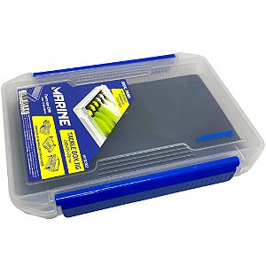 Estojo De Pesca Marine Porta Jigs Iscas Tackle Box  25,5x19,5x3,5cm MTB255J