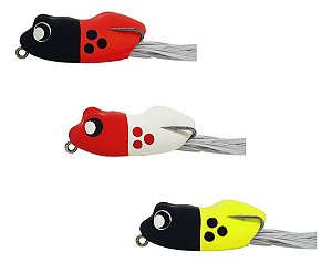 Kit 03pçs Isca Frog Matadeira Monster Z 70 Sapinho Para Traíra