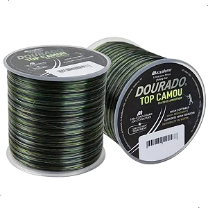Linha de Pesca Dourado Top Camou Camuflada Monofilamento
