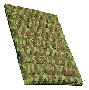Colchonete Dobravel Camping MontLong Casal 1,90m x 1,30m Camuflado