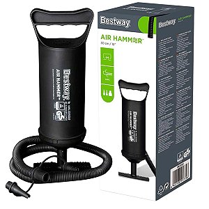 Bomba De Ar Manual Encher Colchão Inflável Piscinas Boias