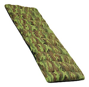 Colchonete Dobravel Camping MontLong Solteiro 1,90m x 0,60m Camuflado