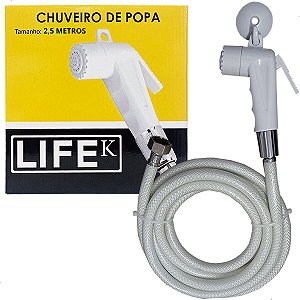 Kit Ducha Chuveiro Popa Nautica Mangueira 2,5m Lancha Barco
