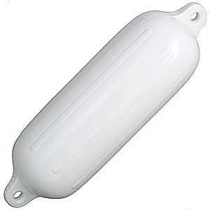 Defensa Náutica Em Pvc Branco G5 Polyform Barcos Atracação