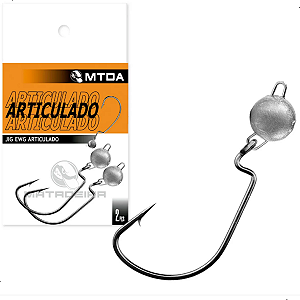 Anzol Offset Articulado MTDA Mobilidade e Realismo em Cada Arremesso Cartela 2 pçs