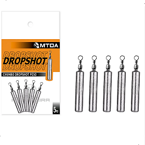 Chumbada DropShot MTDA 4g à 10g Cartela 5pçs