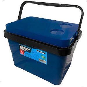 Cooler Caixa Termica 17 Litros Com Trava Alça Arqplast