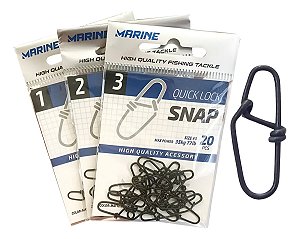 Snap Quick Lock Marine Aço Inox 1/2/3
