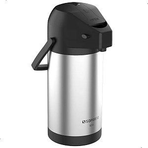 Garrafa Térmica Inox Soprano Excelence Com Alavanca