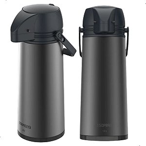 Garrafa Térmica Bomba De Pressão Soprano Single 1,9l