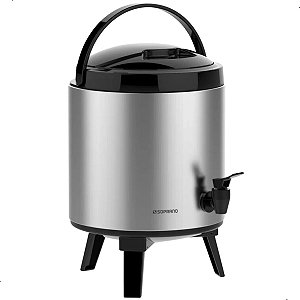Garrafa Térmica Inox Botijão Soprano Palace 6l Com Torneira