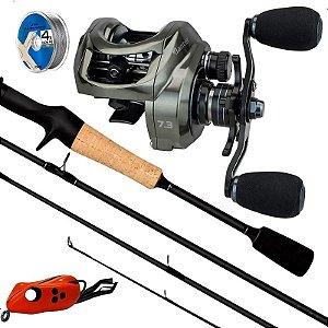 Kit Carretilha Lancer +Vara Voxxi 1,65m 20lbs+ Linha + Frog