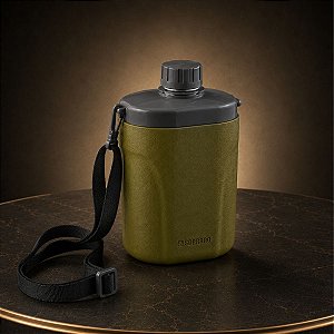 Cantil Térmico 1 Litro Esportivo Verde Conservação Resistente Soprano