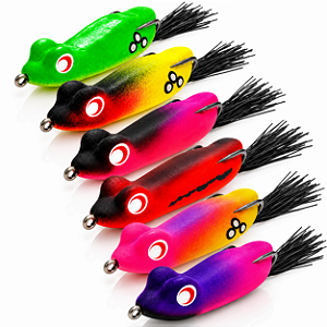 Isca Artificial Realys 6,5 Com Serdas Frog Sapinho Traira Matadeira