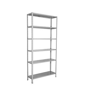 Estante De Aço 30x91x198 Com 6 Prateleiras