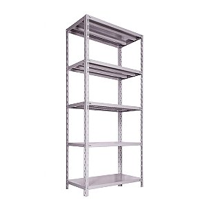 Estante De Aço 40x91x198 Com 5 Prateleiras 90KG Por Bandeja