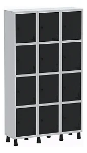 Armário Locker Guarda Volume Aço Light 12 Portas