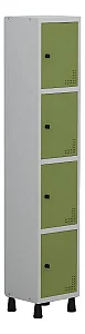 Roupeiro de aço 4 portas verde Light Guarda Volumes