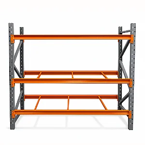 Porta Pallet Mini Até 750KG 200x120x60 C/ transversina