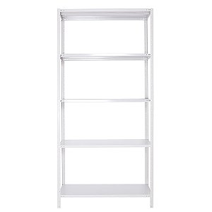 Estante de Aço Branca 40cm com 05 Prateleiras