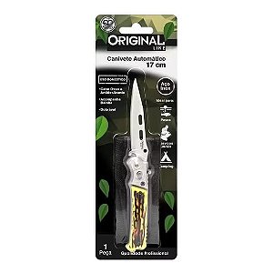 CANIVETE AUTOMATICO 17CM CABO OSSO