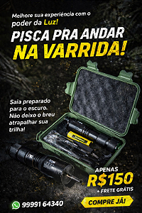 PISCA DE ANDAR EM VARRIDA