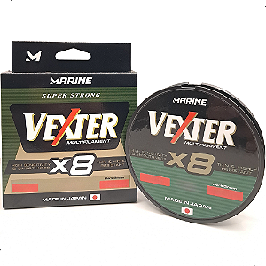 Linha Multifilamento Vexter X8 40lbs 0,29mm 150m Marine Sports