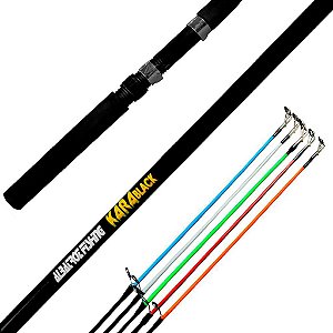 Vara Para Molinete Kara Black 1502 8-16Lbs 1,50m - Albatroz