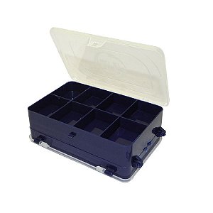 Estojo Para Pesca Organizador Triplo 14X9cm Azul HI