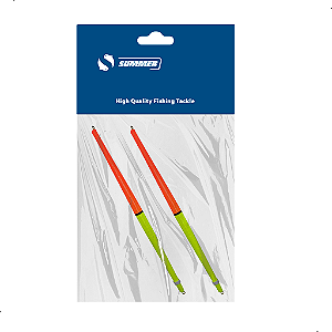 Bóia Pena Palito de Madeira A-L 18cm 2pçs Summer