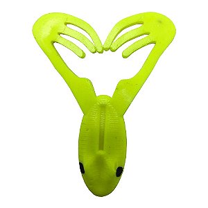 Isca Artificial Soft Swin Frog - Verde Limão