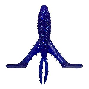 Isca Artificial Soft Craw Paddle Azul - Alligator