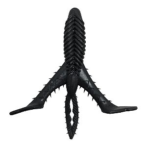 Isca Artificial Soft Craw Paddle Preta - Alligator