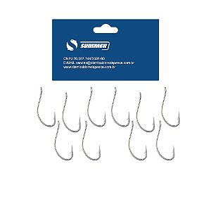 Anzol Maruseigo Nickel N°10 Cartela C/10pçs Summer