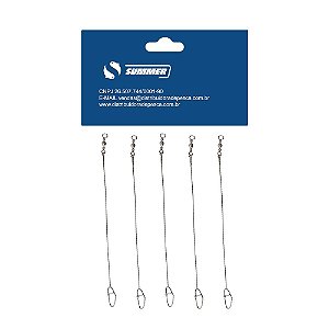 Lider Aço Encastoador 6'' Cartela 5pçs Summer