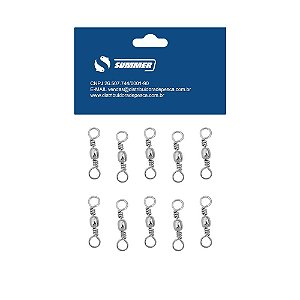 Girador BBS Simples Nickel Nº5 Cartela 10pçs Summer