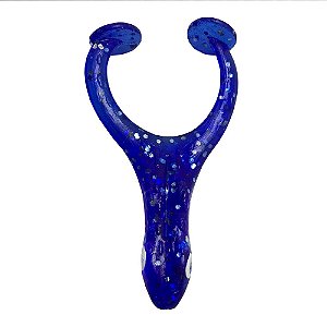 Isca Artificial Soft Gator Frog Azul - Alligator