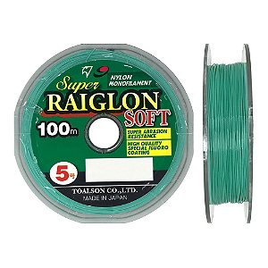 Linha Soft Super Raiglon 0,40mm 25,6Lbs 100m Marine Sports