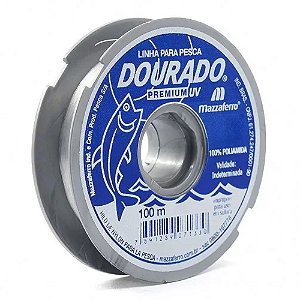 Linha Monofilamento Dourado Premium 0,40mm 17,2lbs 100m - Mazzaferro